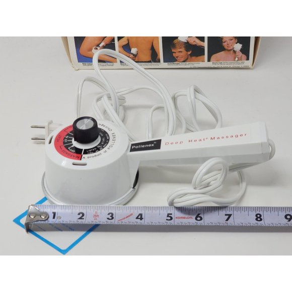 Vintage Pollenex Deep Massager 4 Attachments HM10A4 Relief Of Aches And Pains - Picture 6 of 7
